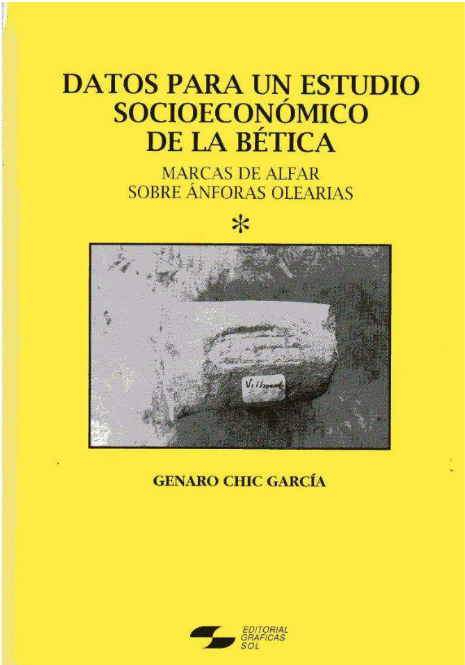 Datos para un estudio socioeconómico de la Bética